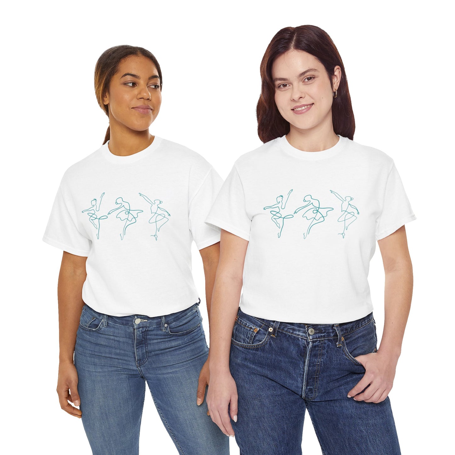 Scribble Dancers, Teal - Adult